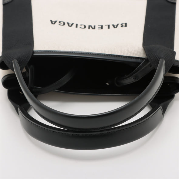 Balenciaga Black / White Navy Cabas XS [Clearance Sale]