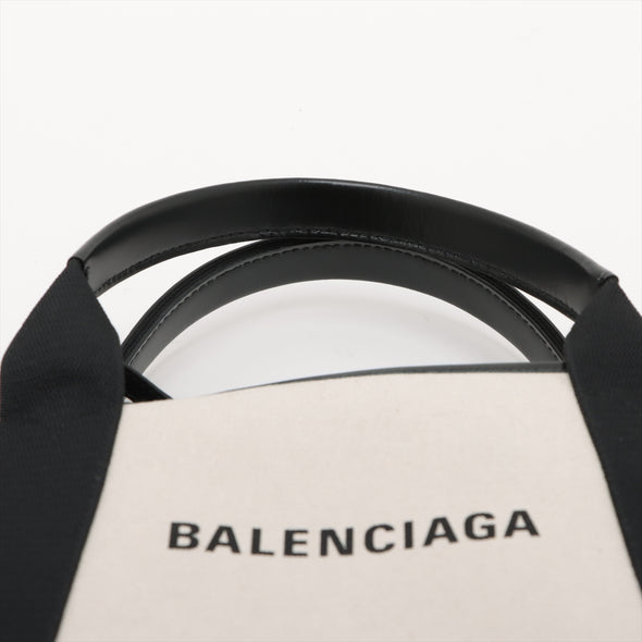 Balenciaga Black / White Navy Cabas XS [Clearance Sale]