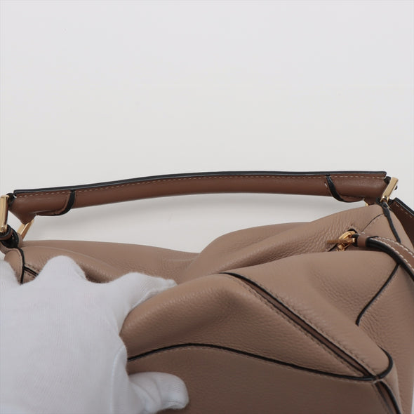 Loewe Sand Calfskin Leather Small Puzzle Bag [Clearance Sale]