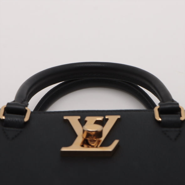 Louis Vuitton Black Smooth Grained Calfskin Leather Lock & Go [Clearance Sale]