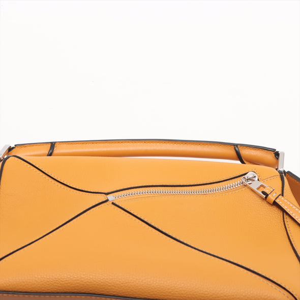 Loewe Yellow Leather Small Puzzle Bag [Clearance Sale]