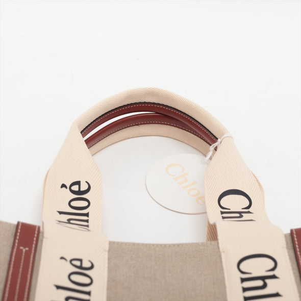 Chloe Brown/ Beige Woody Medium Tote Bag [Clearance Sale]