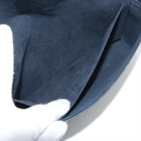 Louis Vuitton Navy Monogram Empreinte Leather Felicie Pochette [Clearance Sale]