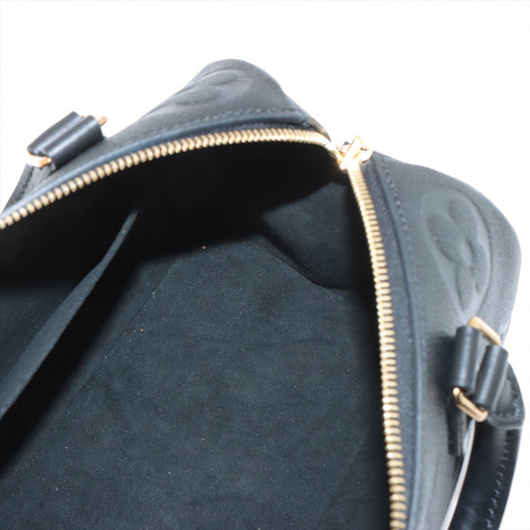 Louis Vuitton Noir Monogram Empreinte Leather Speedy Bandouliere 25 [Clearance Sale]