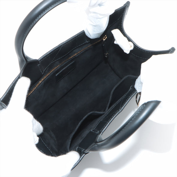 Christian Dior Black Leather Small Book Tote [Clearance Sale]