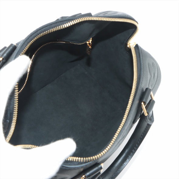 Louis Vuitton Noir Monogram Empreinte Leather Speedy bandouliere 25 [Clearance Sale]