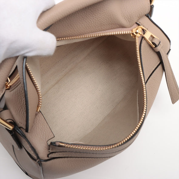 Loewe Sand Leather Small Puzzle Bag [Clearance Sale]