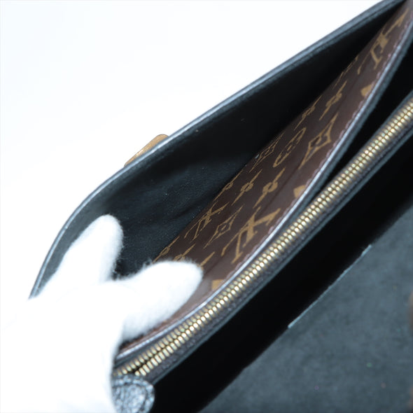 Louis Vuitton Noir Monogram Victoire Chain Shoulder Bag [Clearance Sale]