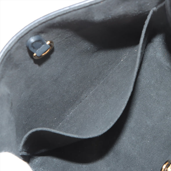 Louis Vuitton Black Smooth Grained Calfskin Leather Lock & Go [Clearance Sale]