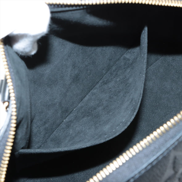 Louis Vuitton Noir Monogram Empreinte Leather Speedy Bandouliere 25 [Clearance Sale]