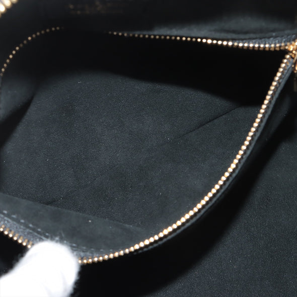 Louis Vuitton Noir Monogram Empreinte Leather Speedy Bandouliere 25 [Clearance Sale]