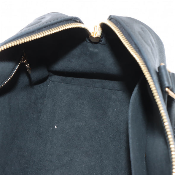Louis Vuitton Noir Monogram Empreinte Leather Speedy Bandouliere 25 [Clearance Sale]