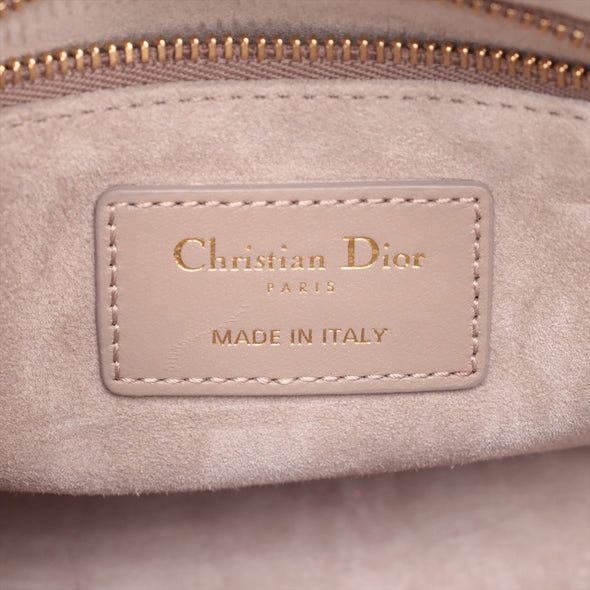 Christian Dior Beige Cannage Lambskin Small Lady Dior [Clearance Sale]