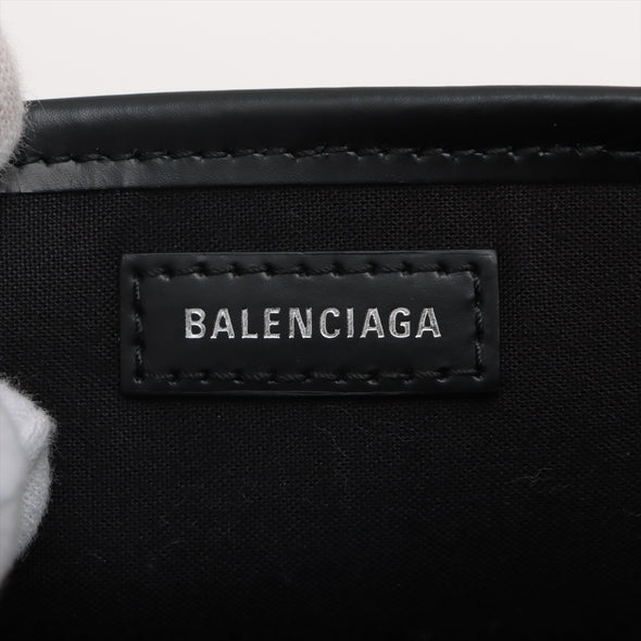 Balenciaga Black / White Navy Cabas XS [Clearance Sale]