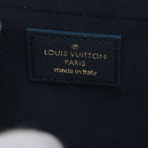 Louis Vuitton Navy Monogram Empreinte Leather Felicie Pochette [Clearance Sale]