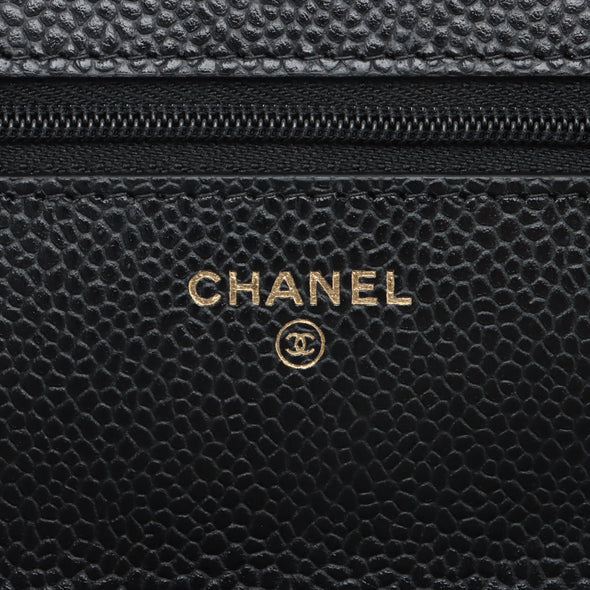 Chanel Classic Caviar Calfskin Wallet On Chain [Clearance Sale]