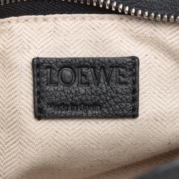 Loewe Black Leather Small Puzzle Bag [Clearance Sale]