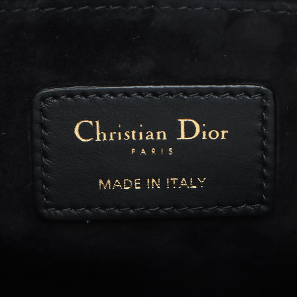 Christian Dior Black Leather Small Book Tote [Clearance Sale]