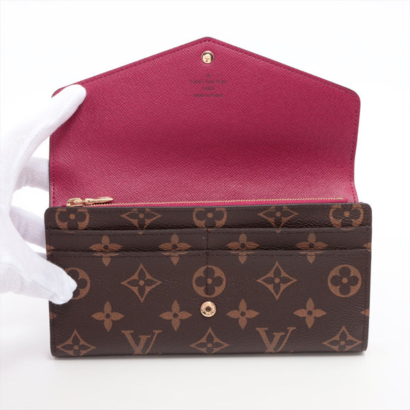 Louis Vuitton Fuchsia Monogram Sarah Wallet [Clearance Sale]