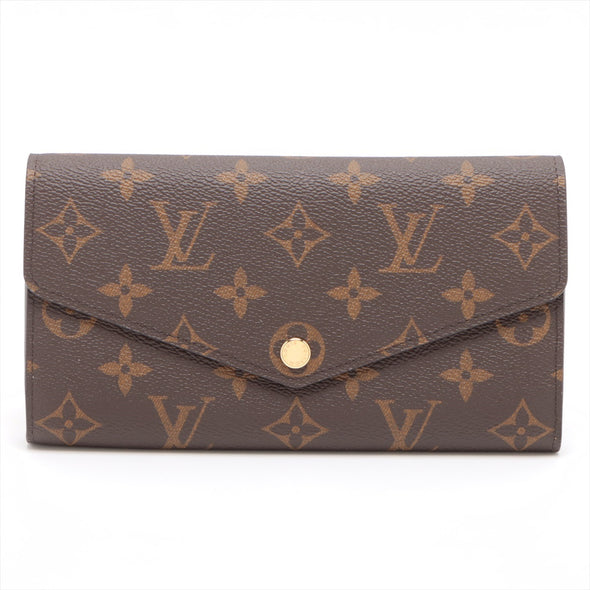Louis Vuitton Brown Monogram Sarah Wallet [Clearance Sale]