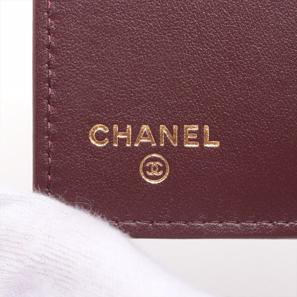 Chanel Black Caviar Leather Compact Wallet [Clearance Sale]