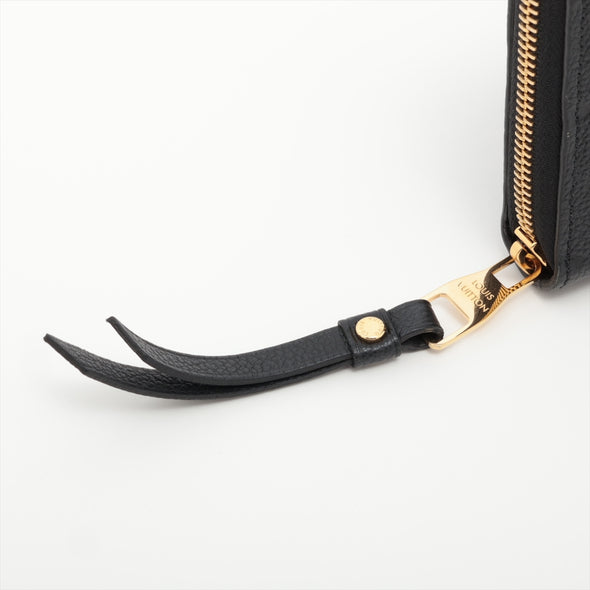 Louis Vuitton Noir Monogram Empreinte Leather Zippy Wallet [Clearance Sale]