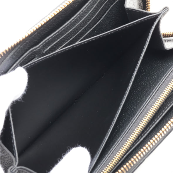 Louis Vuitton Noir Monogram Empreinte Leather Zippy Wallet [Clearance Sale]