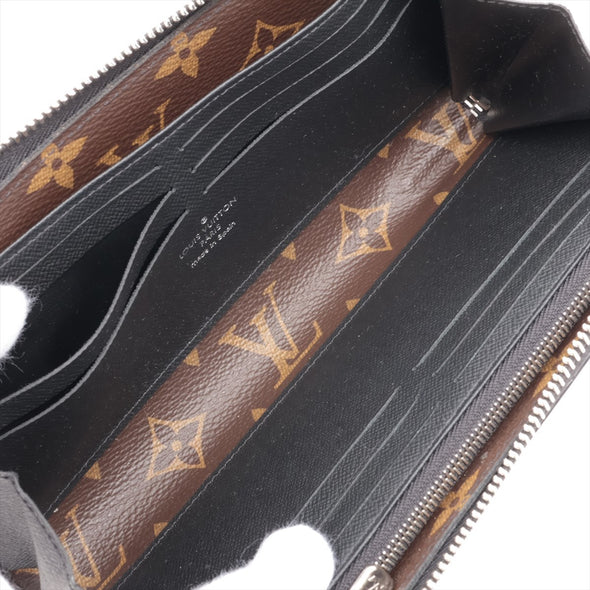 Louis Vuitton Noir Monogram Macassar Zippy Dragonne [Clearance Sale]