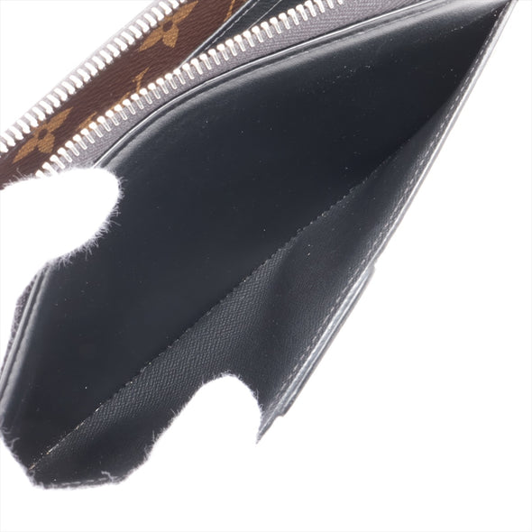 Louis Vuitton Noir Monogram Macassar Zippy Dragonne [Clearance Sale]