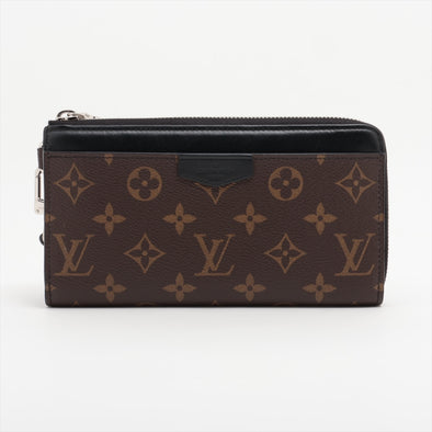 Louis Vuitton Noir Monogram Macassar Zippy Dragonne [Clearance Sale]