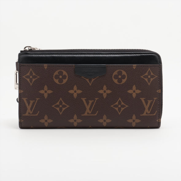 Louis Vuitton Noir Monogram Macassar Zippy Dragonne [Clearance Sale]