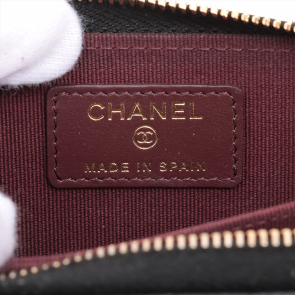 Chanel Black Caviar Leather Classic Zipped Coin Purse [Clearance Sale]