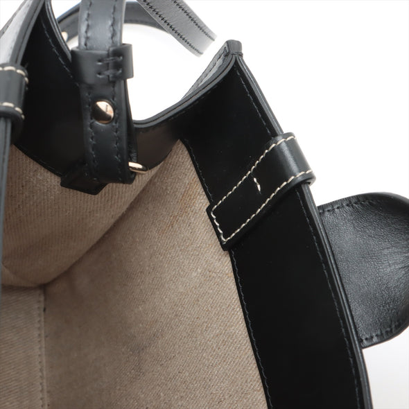 Chloe Black Leather Small Woody Tote Bag [Clearance Sale]