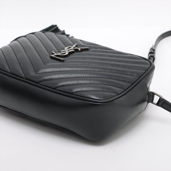 Saint Laurent Black Leather Lou Camera Bag [Clearance Sale]