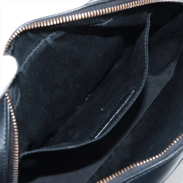 Saint Laurent Black Leather Lou Camera Bag [Clearance Sale]