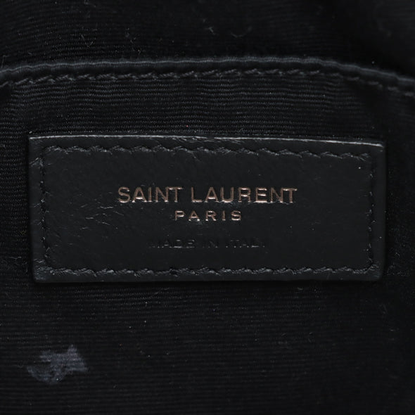 Saint Laurent Black Leather Lou Camera Bag [Clearance Sale]