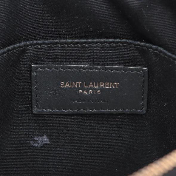 Saint Laurent Black Leather Lou Camera Bag [Clearance Sale]