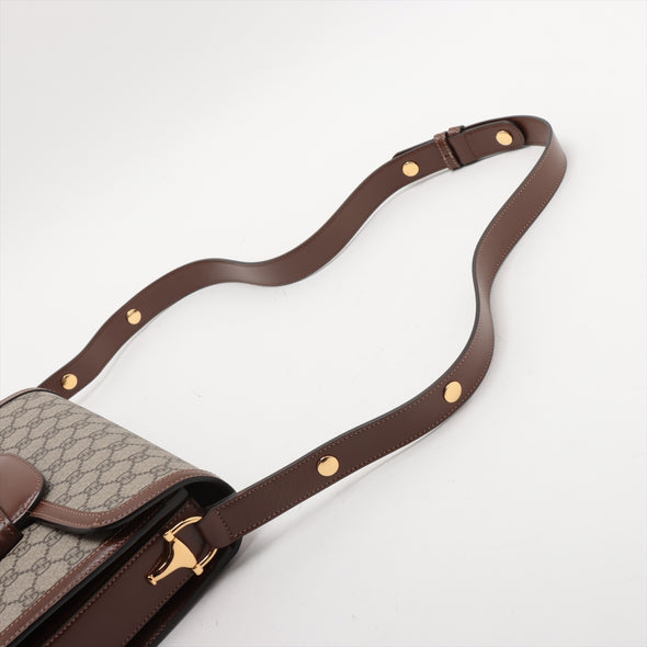 Brown Gucci Horsebit 1955 Medium Shoulder Bag (Rented Out)
