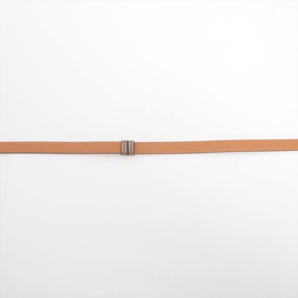 Hermes Etoupe Leather Kelly 18 (2024) Belt [Clearance Sale]