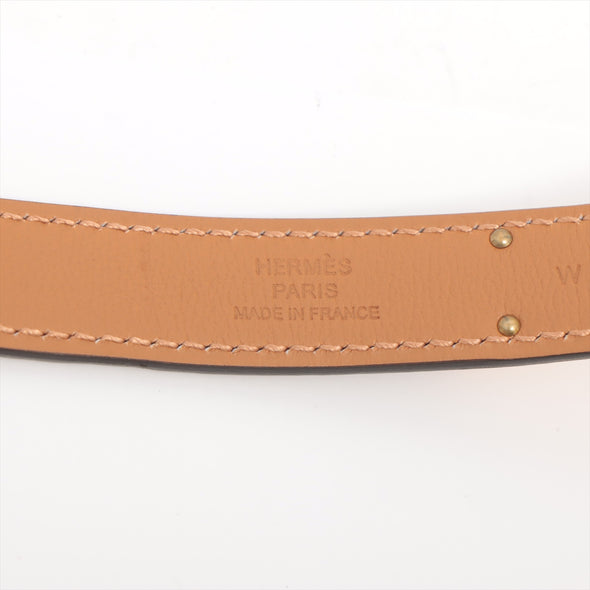 Hermes Etoupe Leather Kelly 18 (2024) Belt [Clearance Sale]