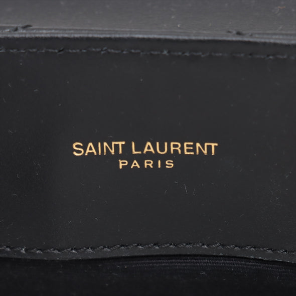 Saint Laurent Black Leather Loulou Small Chain Shoulder Bag [Clearance Sale]
