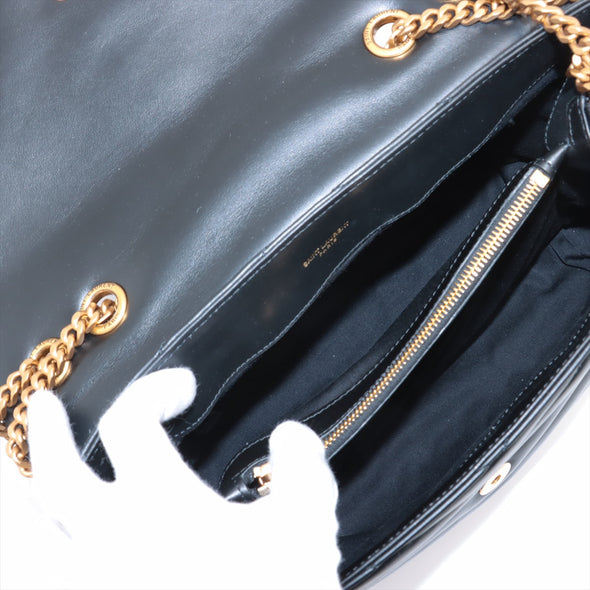 Saint Laurent Black Leather Loulou Small Chain Shoulder Bag [Clearance Sale]