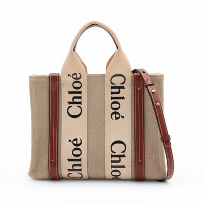 Chloe Brown Beige Woody Small Tote Bag [Clearance Sale]