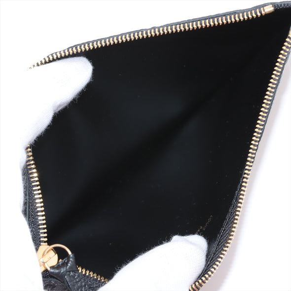 Louis Vuitton Noir Monogram Empreinte Leather Felicie Pochette [Clearance Sale]