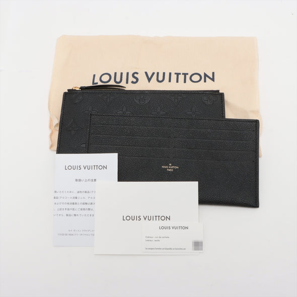 Louis Vuitton Noir Monogram Empreinte Leather Felicie Pochette [Clearance Sale]