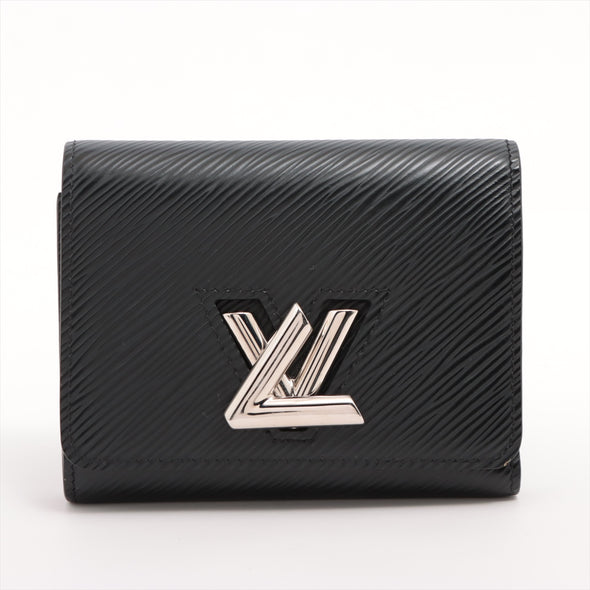 Louis Vuitton Noir Epi Leather Twist Compact Wallet [Clearance Sale]