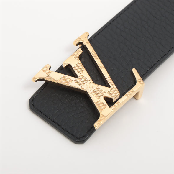 Louis Vuitton Noir Leather Damier LV 40mm Reversible Belt [Clearance Sale]