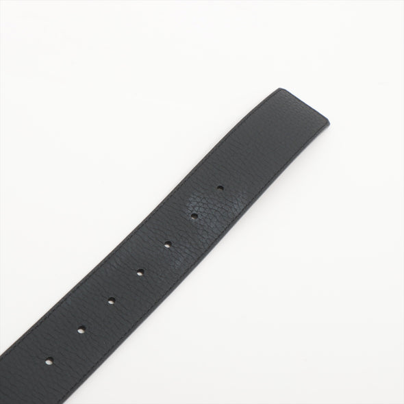 Louis Vuitton Noir Leather Damier LV 40mm Reversible Belt [Clearance Sale]