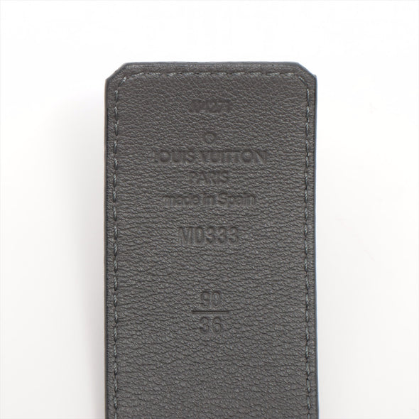 Louis Vuitton Noir Leather Damier LV 40mm Reversible Belt [Clearance Sale]
