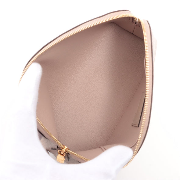 Louis Vuitton Tourterelle Bicolor Monogram Empreinte Leather Cosmetic Pouch PM [Clearance Sale]